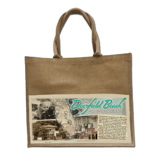 Deerfield Beach Historical Society - SHOP: Jute Bag-01